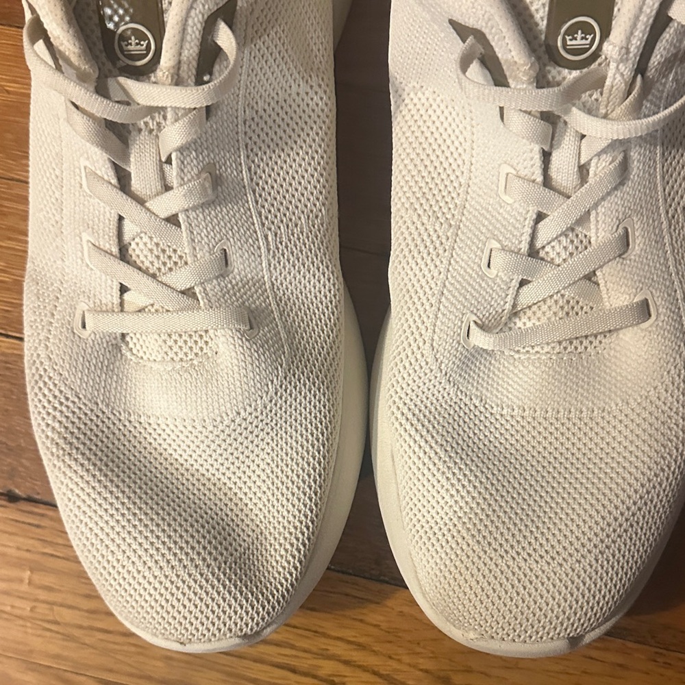 Peter Millar Men's Camberfly White Knit Athletic Sneakers US10 - Picture 4 of 8